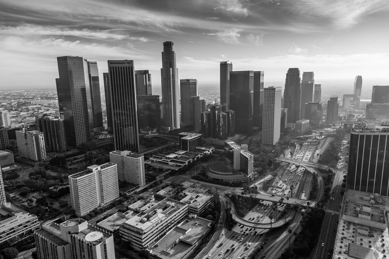 Illustration for article titled This Photog Uses A Chopper As A Studio To Show LA From A Different Angle